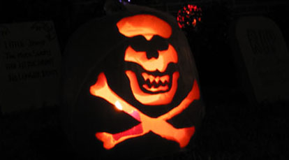 A pirate's pumpkin